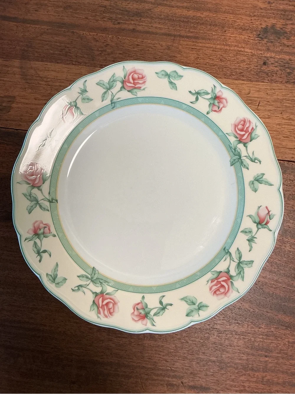 Wedgwood English Cottage Collection Rose Dinner Plates Set of 2